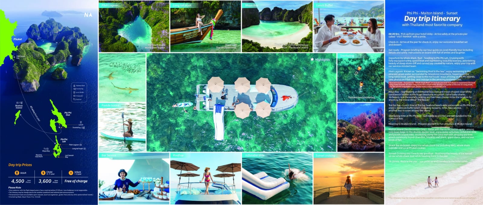 Love Andaman Phi Phi Maiton Sunset Tour ab Phuket mit Maya Bay, Pileh Lagoon und Sonnenuntergang