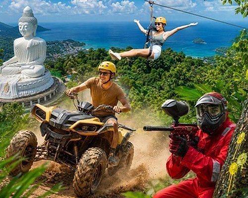 ATV, Paintball und Zipline Adventure auf Phuket