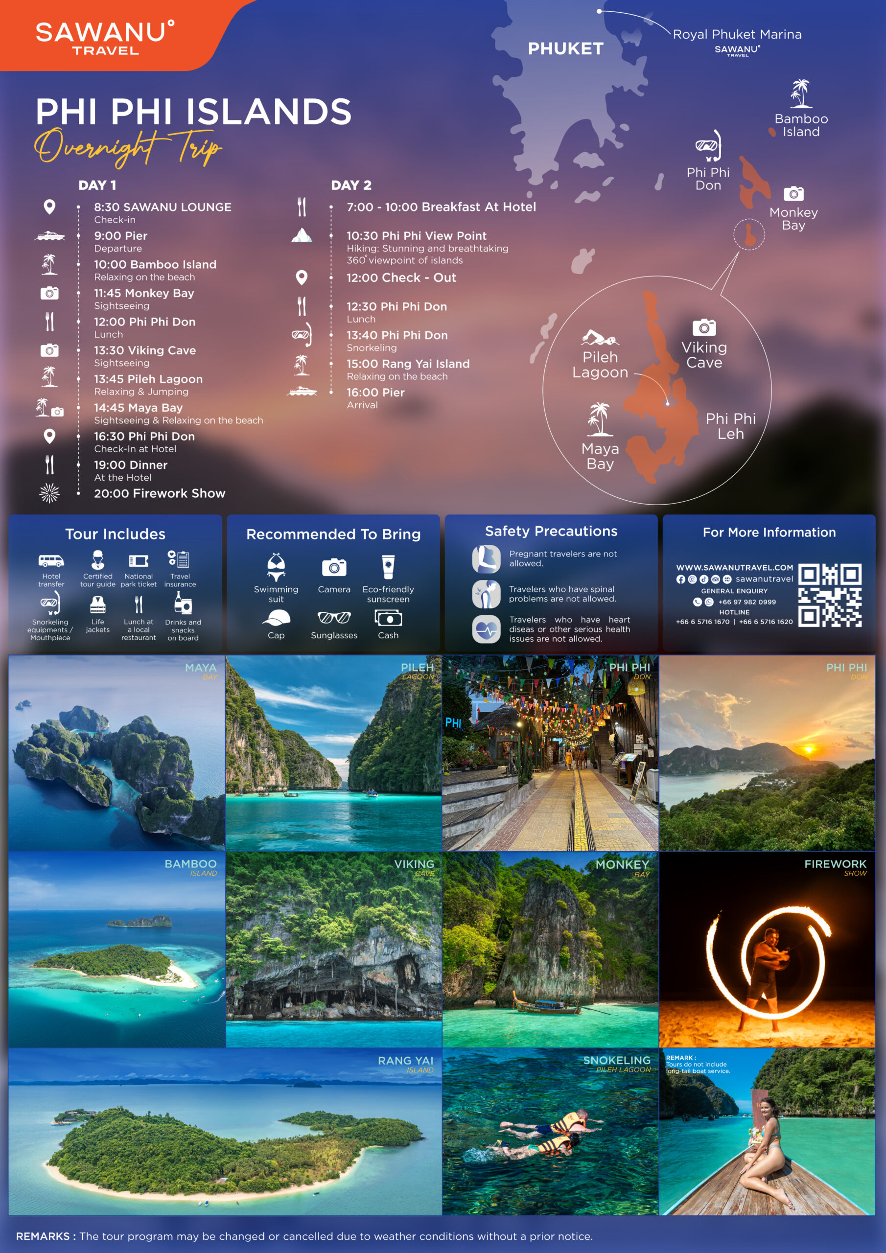 Phi Phi Overnight Tour Phuket