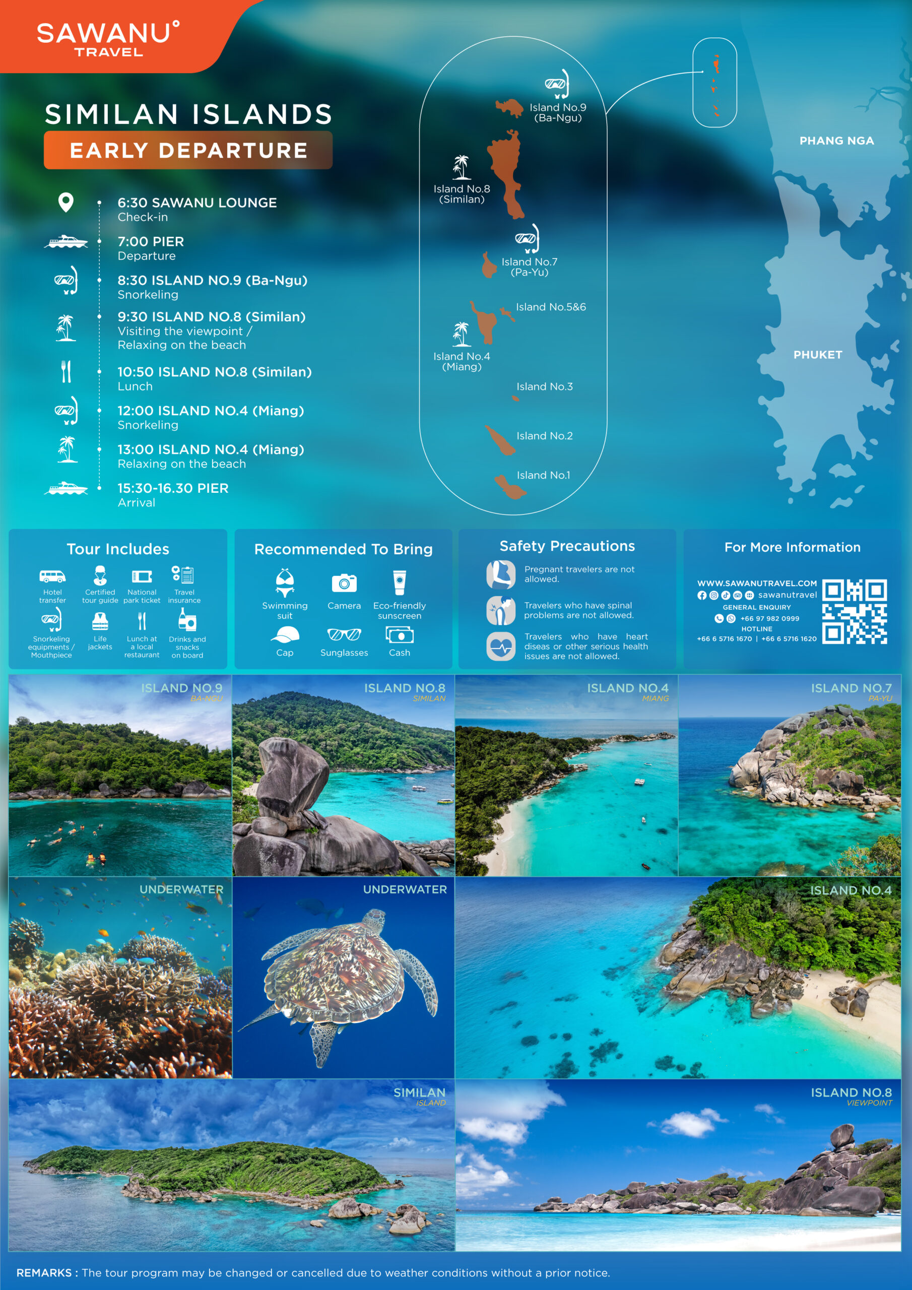 Similan Islands Early Bird Tour