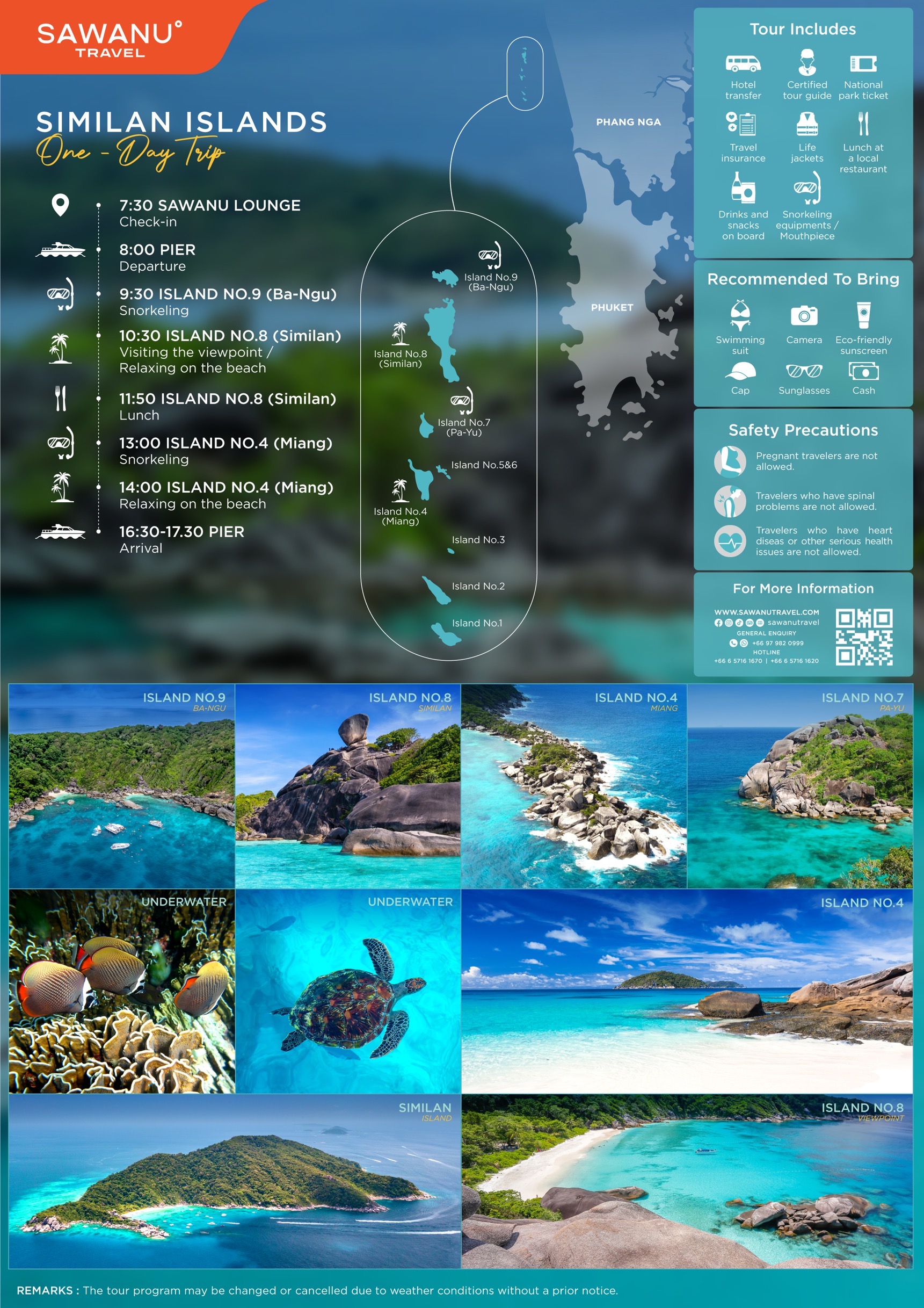 Similan Islands One Day Tour Phuket