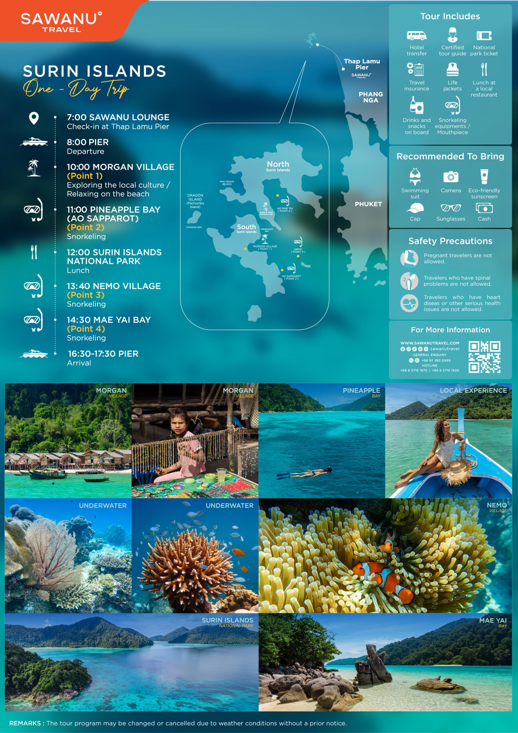 Surin Islands One Day Tour Phuket