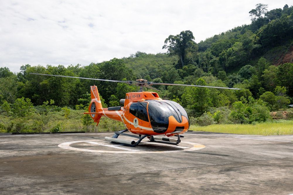 Silk Sky Air Airbus H130 Helikopter für Rundflüge in Phuket