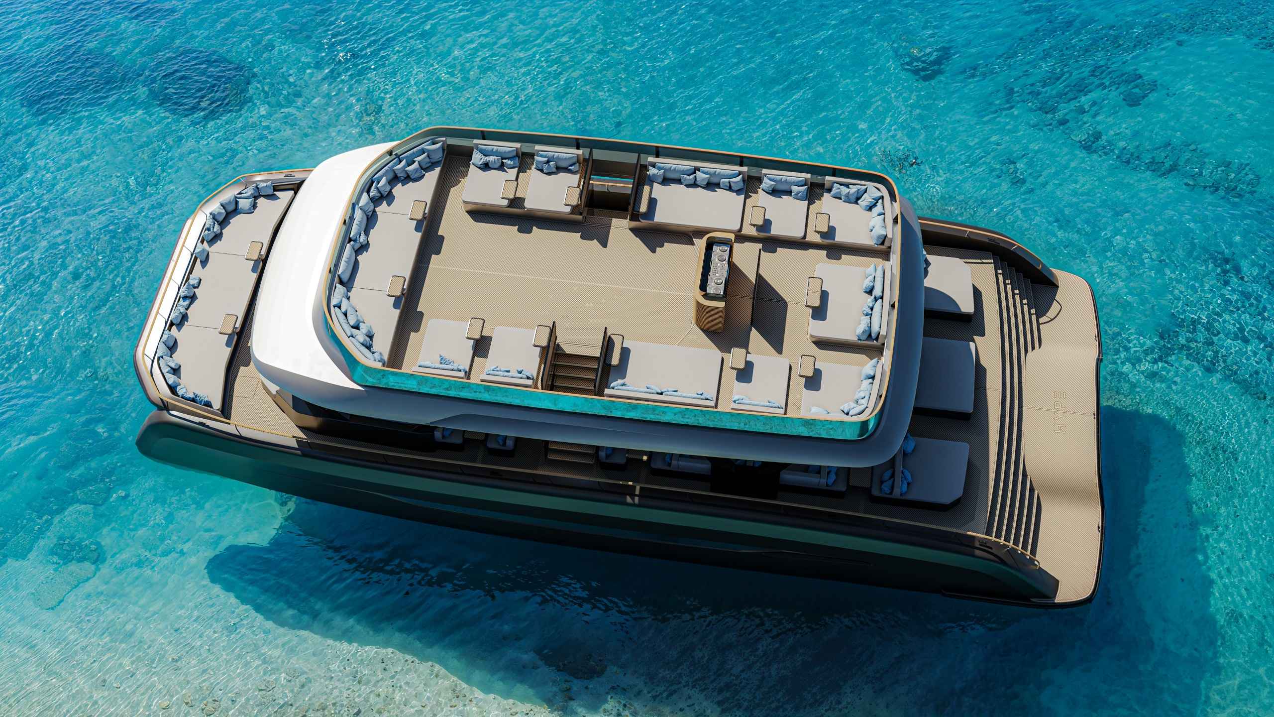 VIP Lounge der HYPE 86 Yacht in Phuket